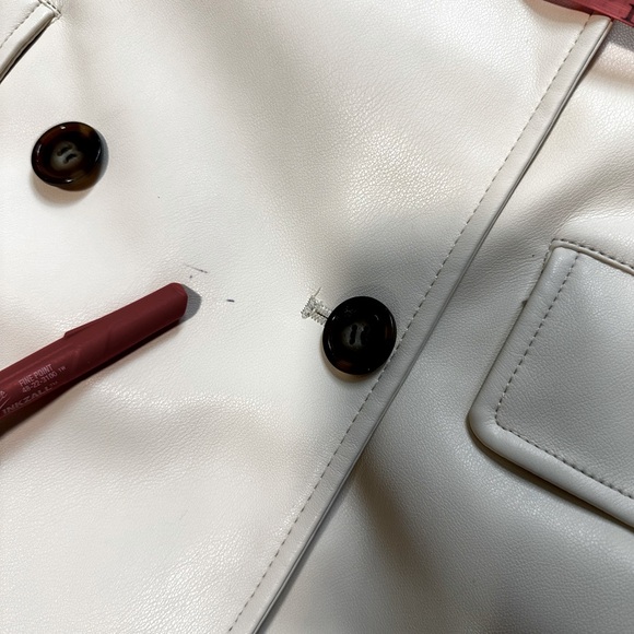 Anthropologie Avec Les Filles faux leather Trench Coat - Picture 11 of 15